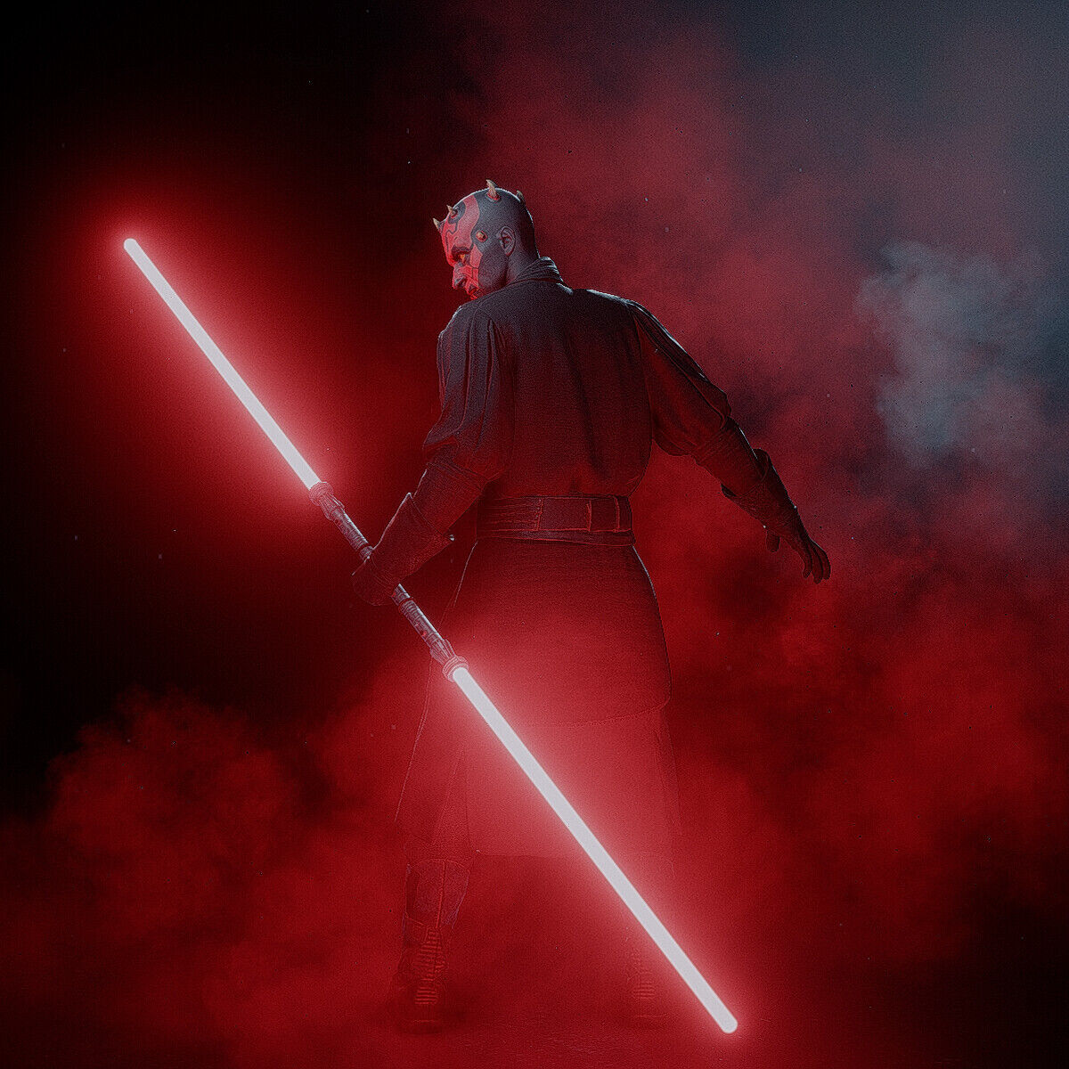 Star Wars Darth Maul Sci-fi Movie Poster - xonomax