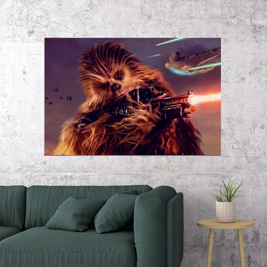 Star Wars Chewbacca Sci-fi Movie Poster - xonomax