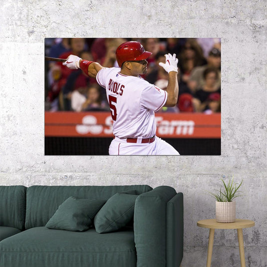 Albert Pujols Baseball Poster Mlb Player Wall Art Sports Print - xonomax