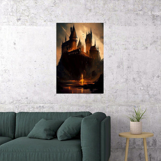 Harry Potter Movie Poster Magic Fantasy Film Wall Art Sorcerer Adventure Print - xonomax