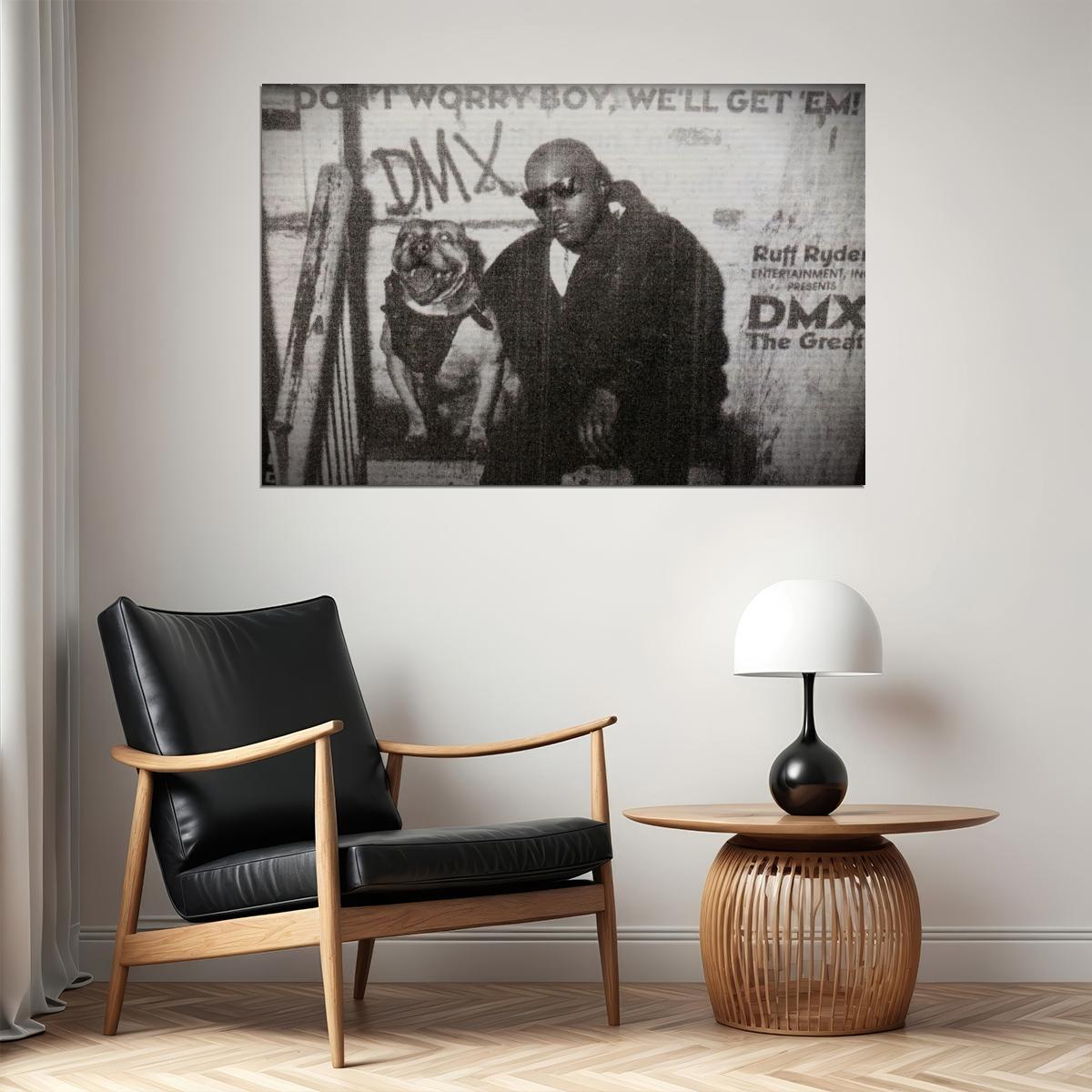 Dmx Album Cover Art Hip-hop Music Poster Rap Artist Music Print - xonomax