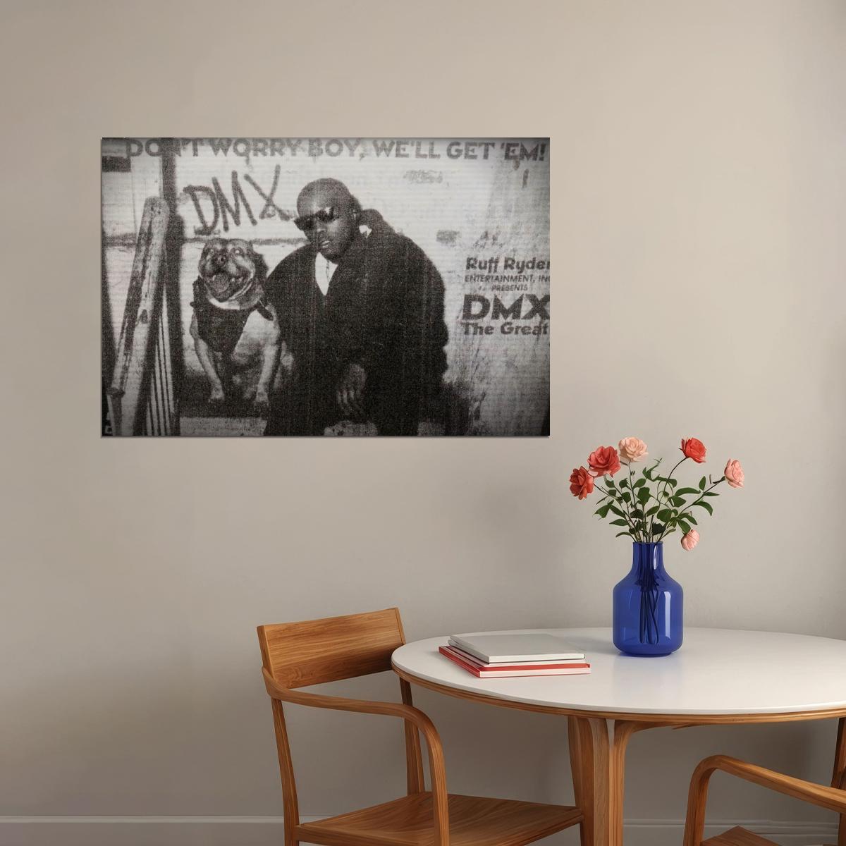 Dmx Album Cover Art Hip-hop Music Poster Rap Artist Music Print - xonomax