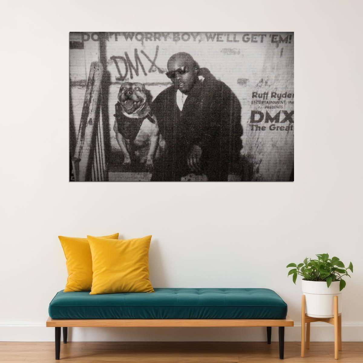 Dmx Album Cover Art Hip-hop Music Poster Rap Artist Music Print - xonomax