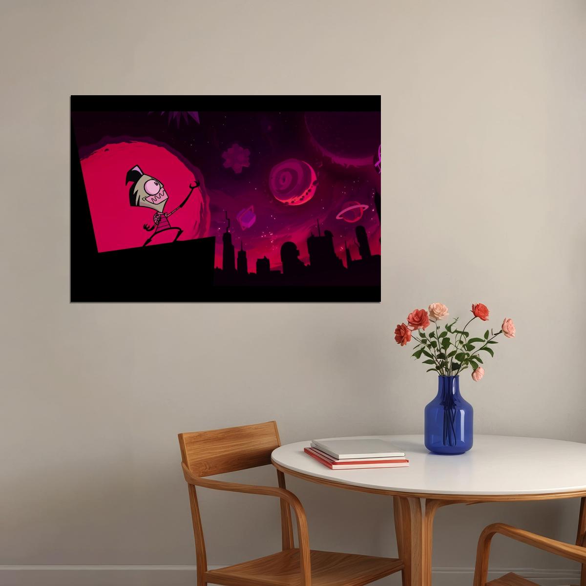 Invader Zim Animated Series Poster Nickelodeon Wall Art Sci-fi Cartoon Kids Print - xonomax