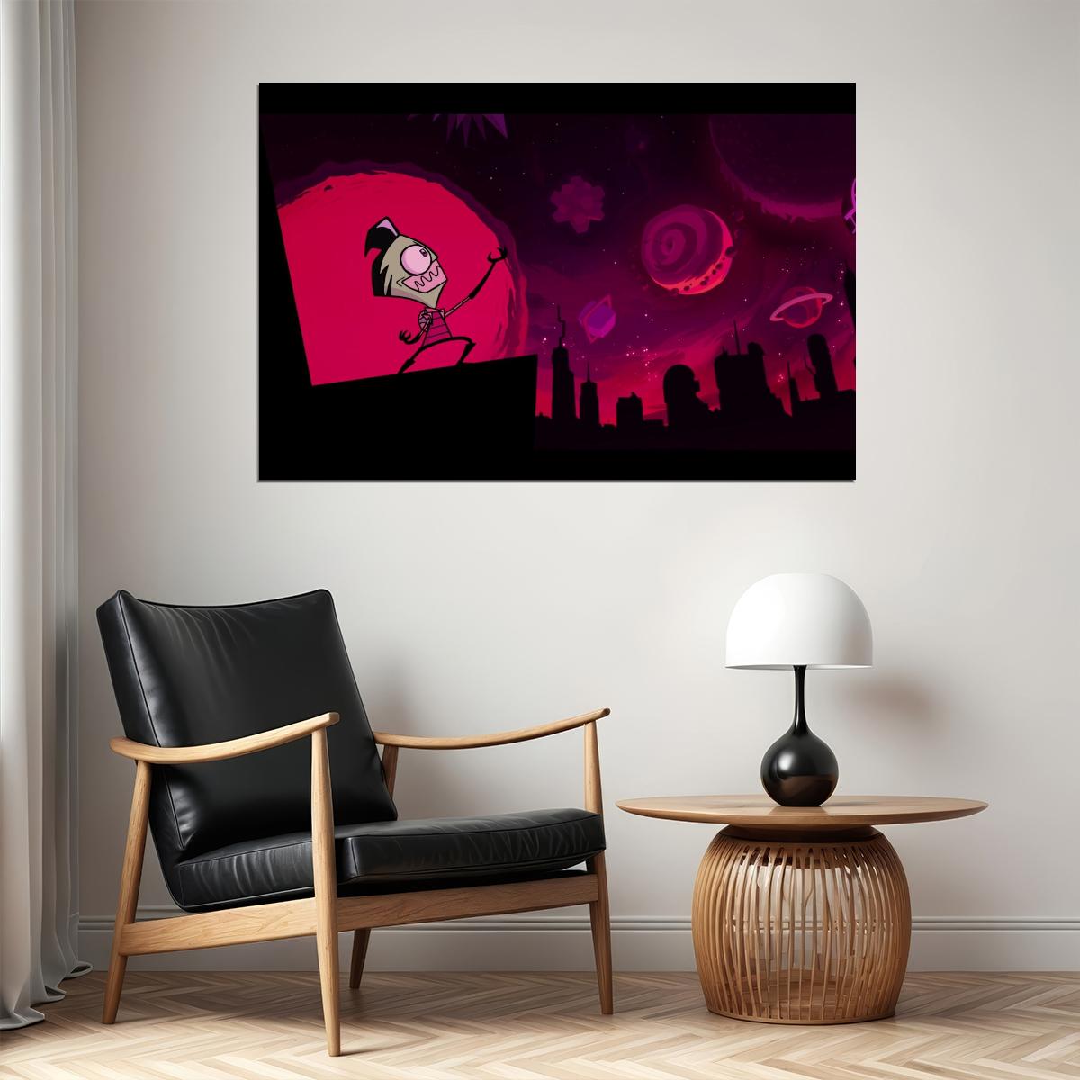 Invader Zim Animated Series Poster Nickelodeon Wall Art Sci-fi Cartoon Kids Print - xonomax