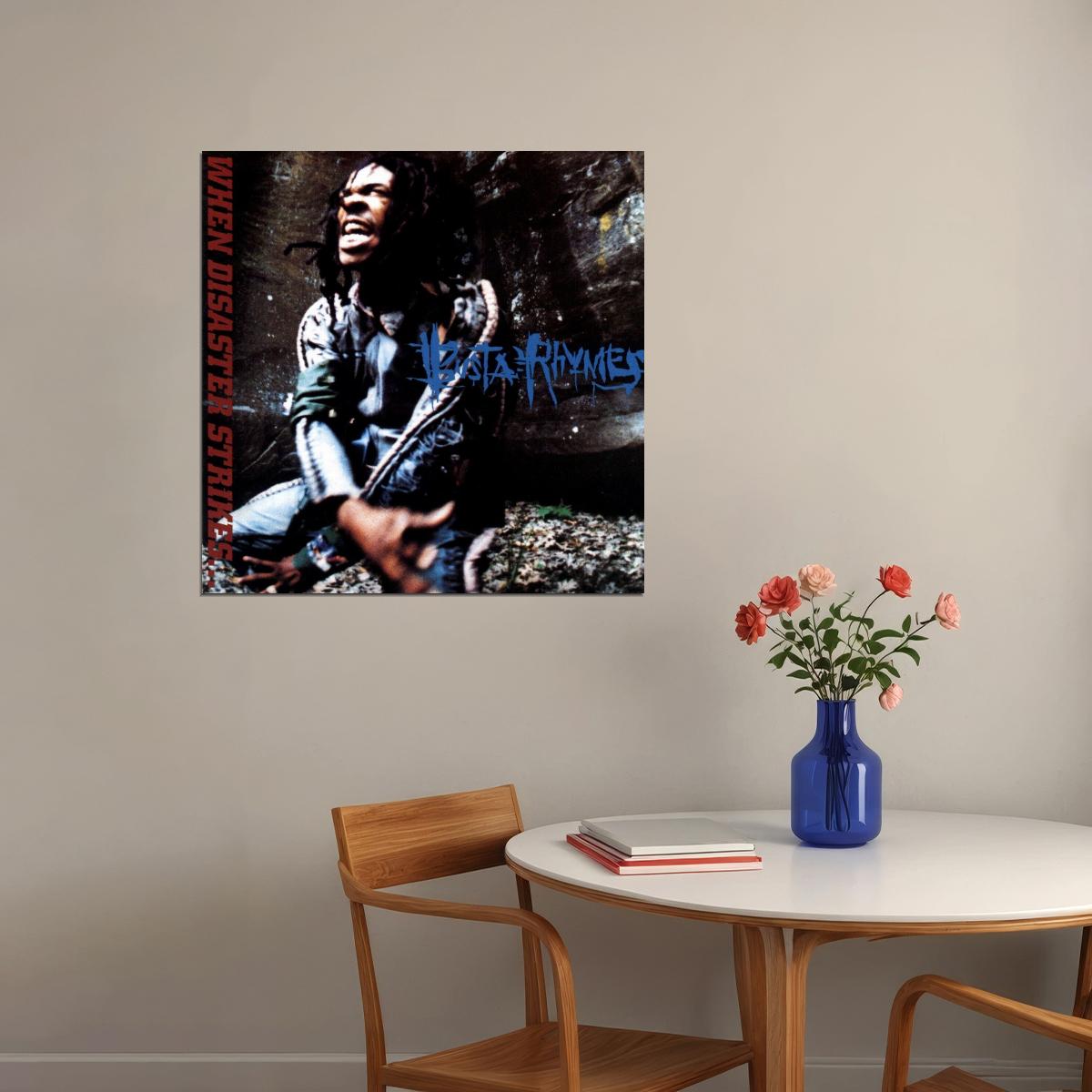 Busta Rhymes Hip-hop Music Poster Rapper Wall Art Rap Print - xonomax
