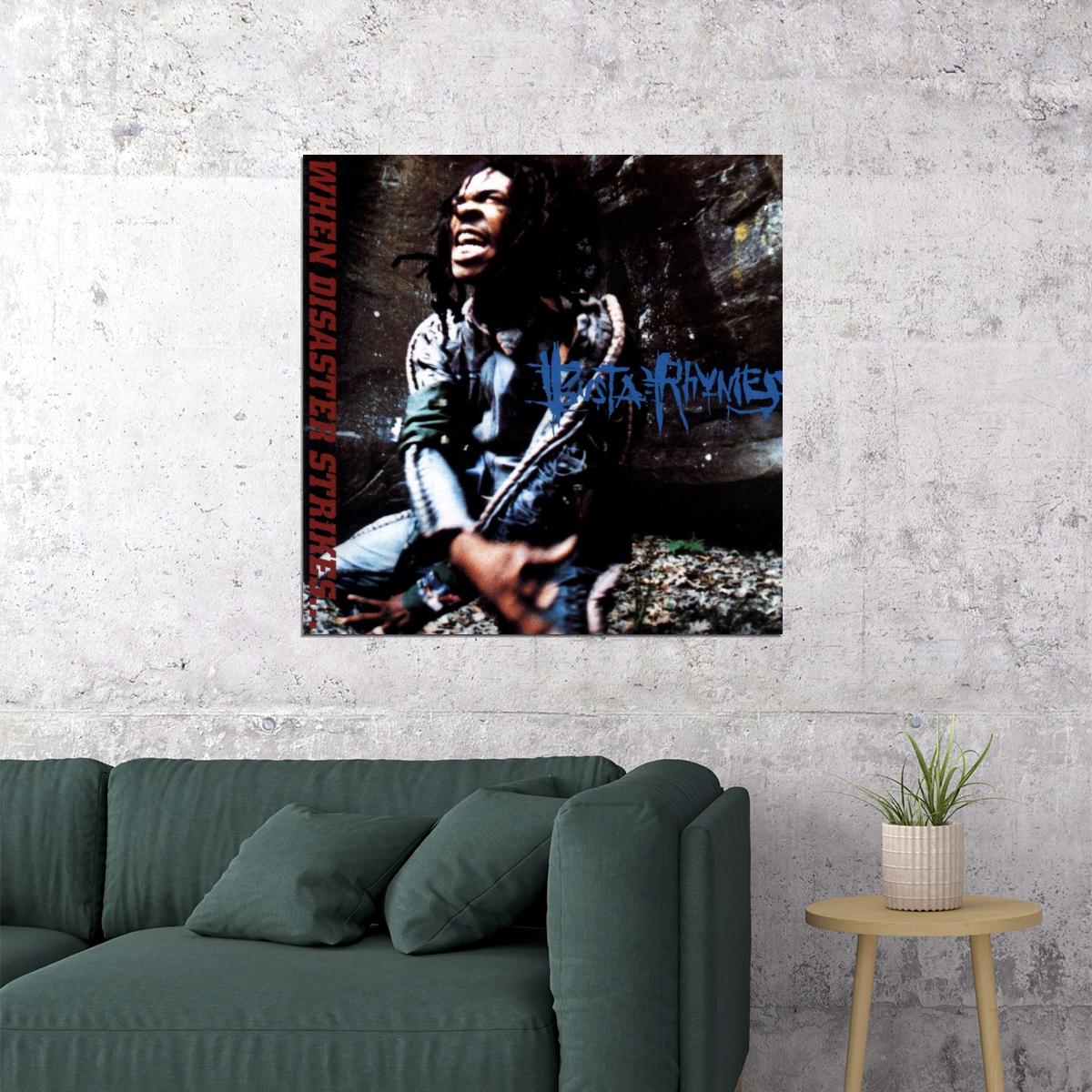 Busta Rhymes Hip-hop Music Poster Rapper Wall Art Rap Print - xonomax