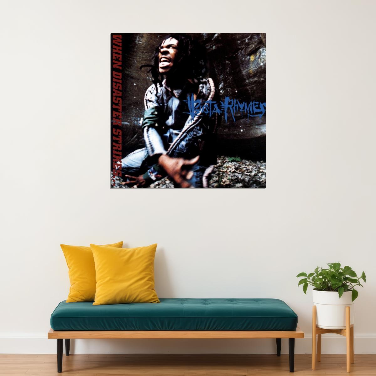Busta Rhymes Hip-hop Music Poster Rapper Wall Art Rap Print - xonomax
