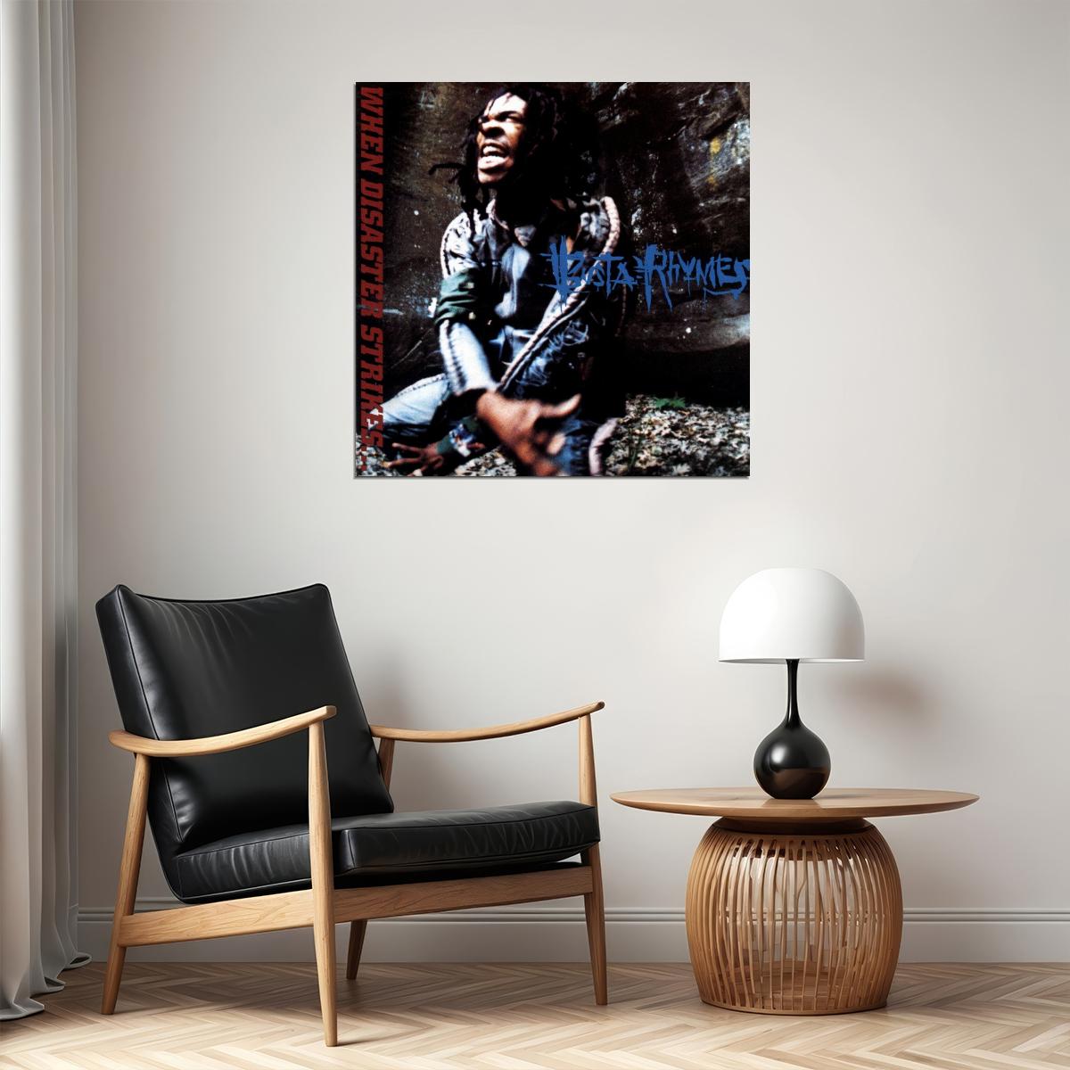 Busta Rhymes Hip-hop Music Poster Rapper Wall Art Rap Print - xonomax