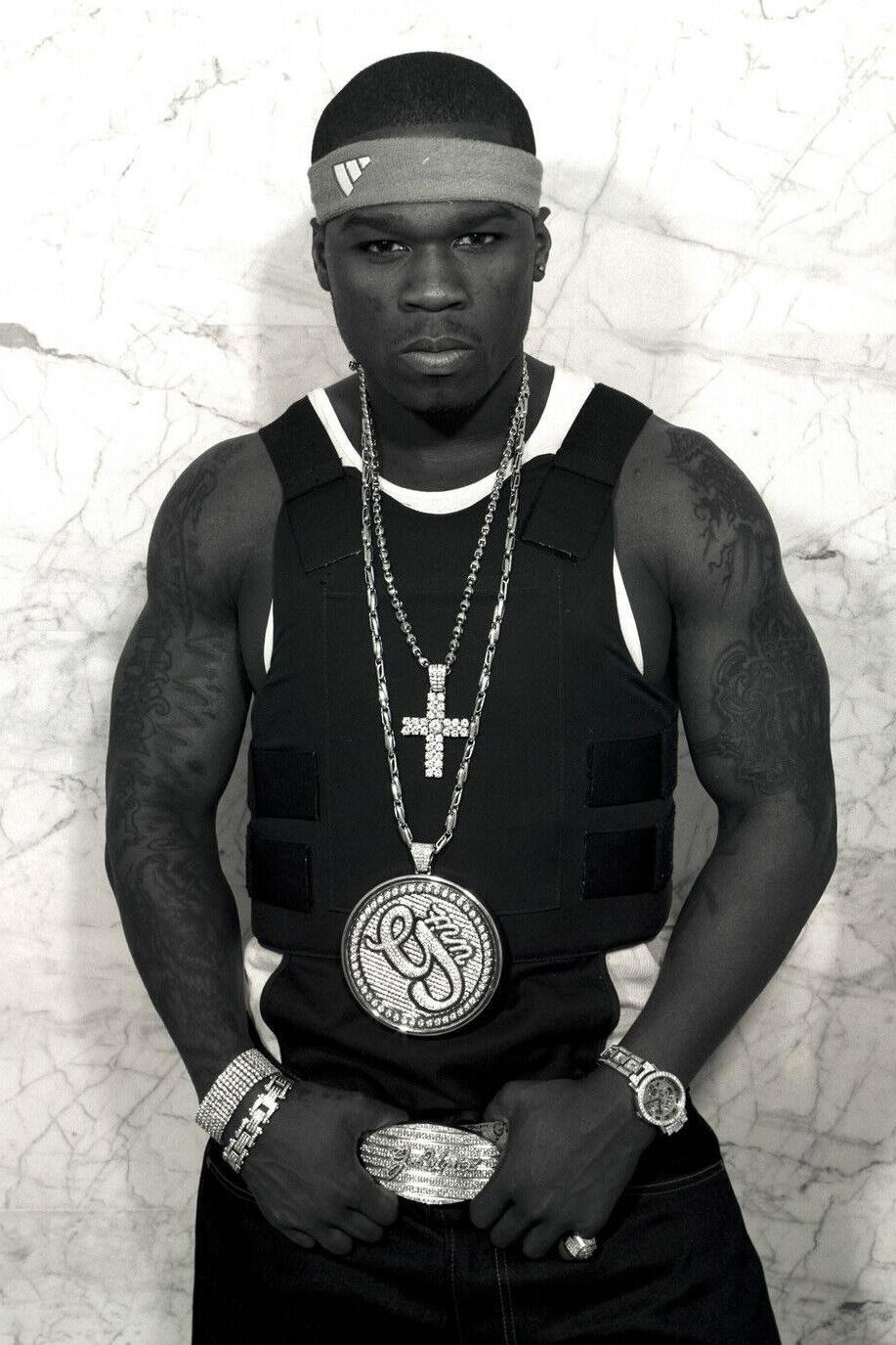 50 Cent Poster Hip-hop Music Wall Art Rap Artist Print - xonomax