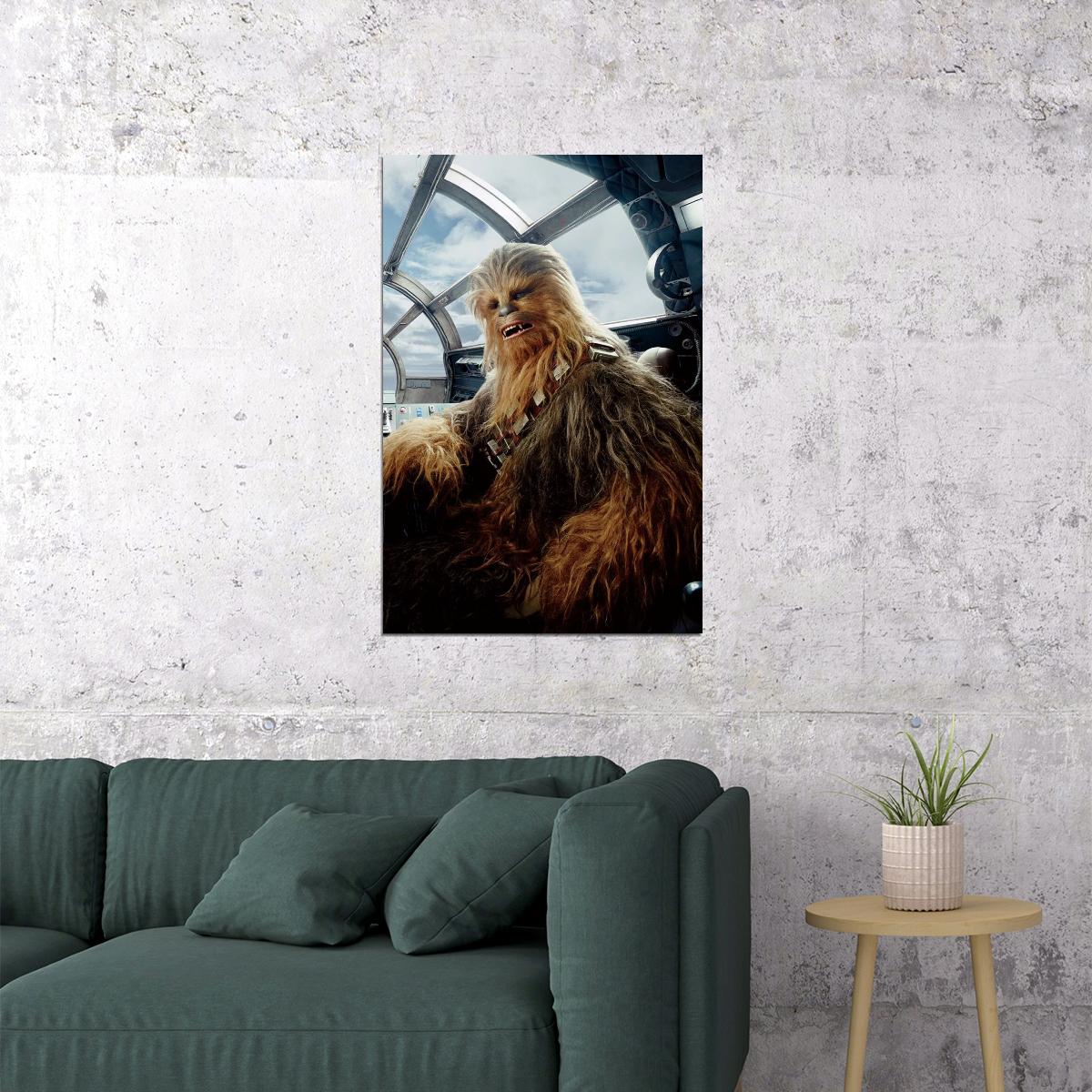 Star Wars Chewbacca Sci-fi Movie Poster