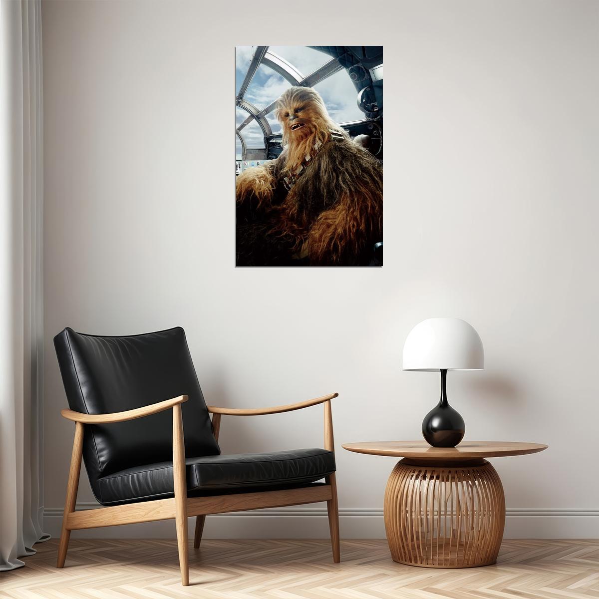 Star Wars Chewbacca Sci-fi Movie Poster