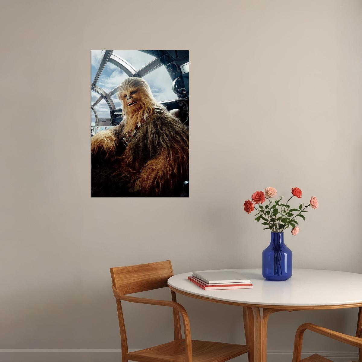 Star Wars Chewbacca Sci-fi Movie Poster