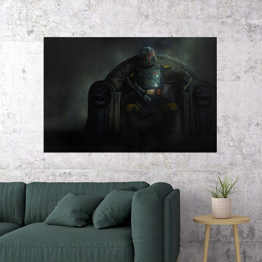 Star Wars Boba Fett Sci-fi Movie Poster - xonomax
