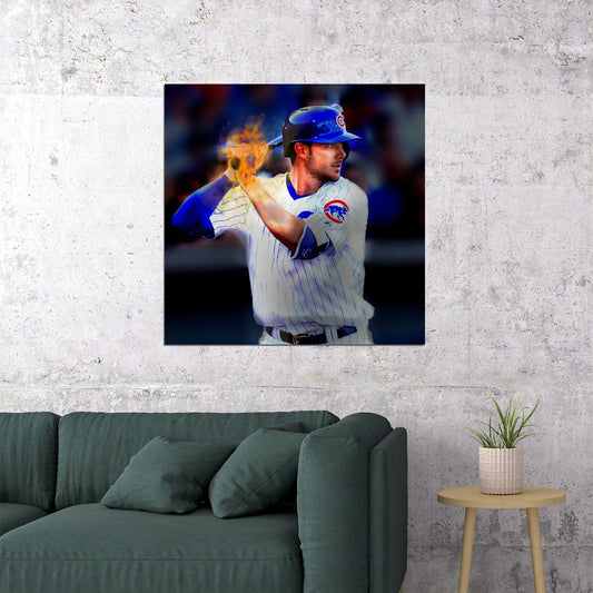 Kris Bryant Poster Mlb Baseball Player Wall Art - xonomax
