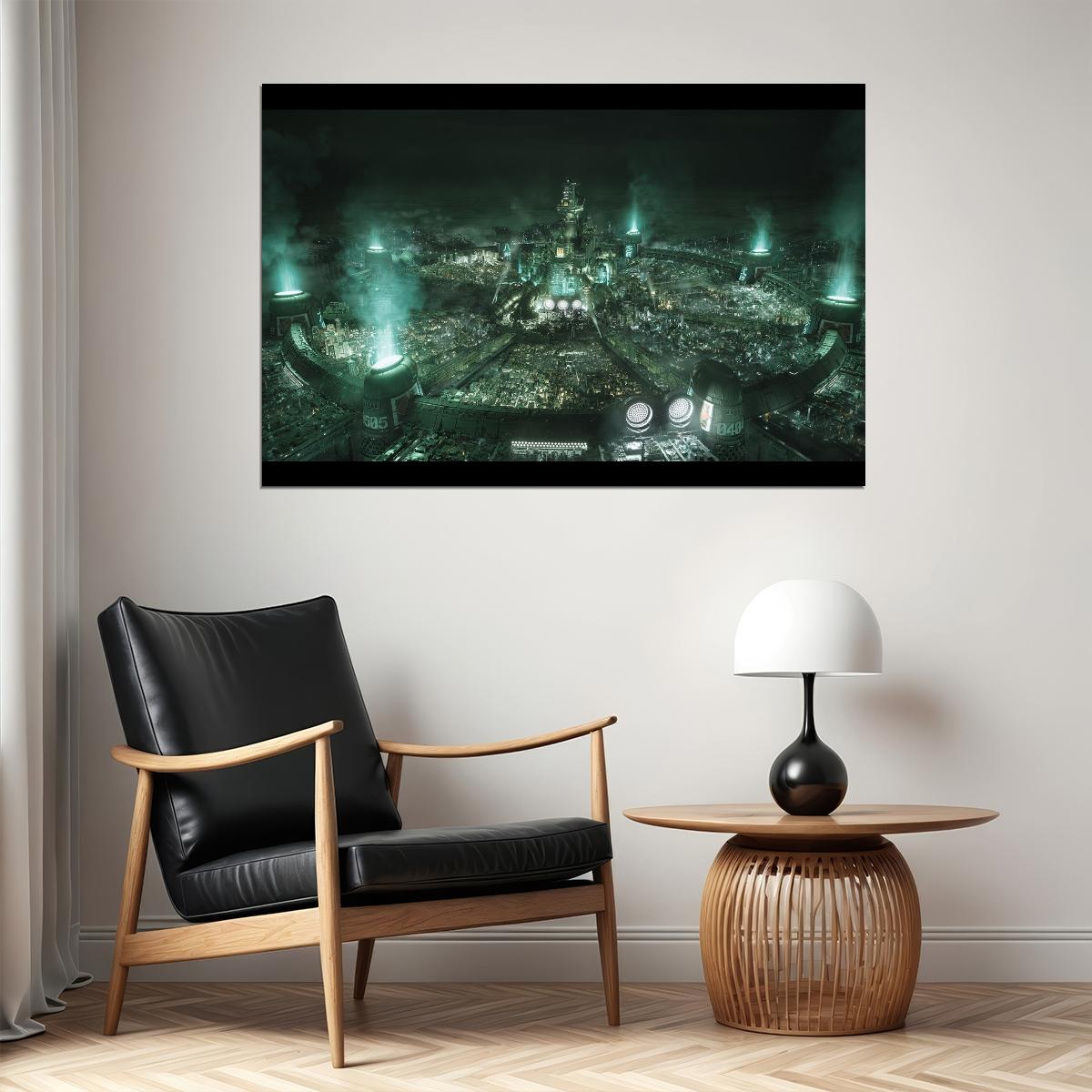 Final Fantasy Vii Poster Video Game Art Wall Art Classic Rpg Print - xonomax