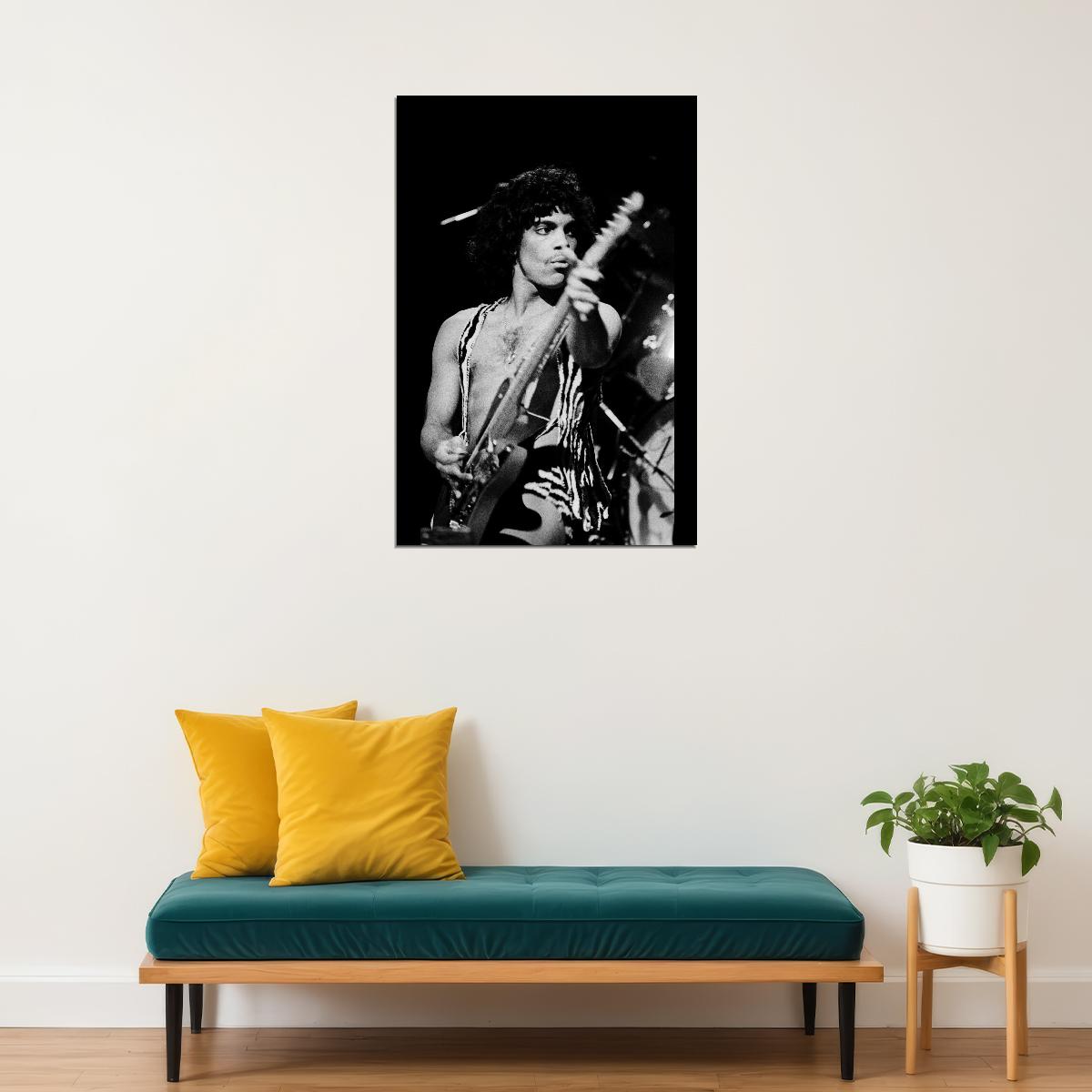 Prince Music Poster Pop Rock Icon 1980s Wall Print - xonomax