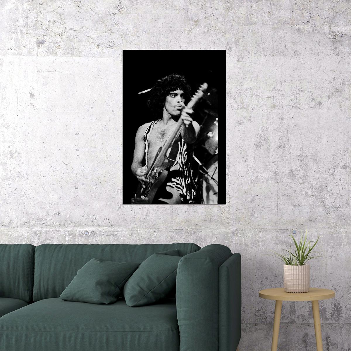 Prince Music Poster Pop Rock Icon 1980s Wall Print - xonomax
