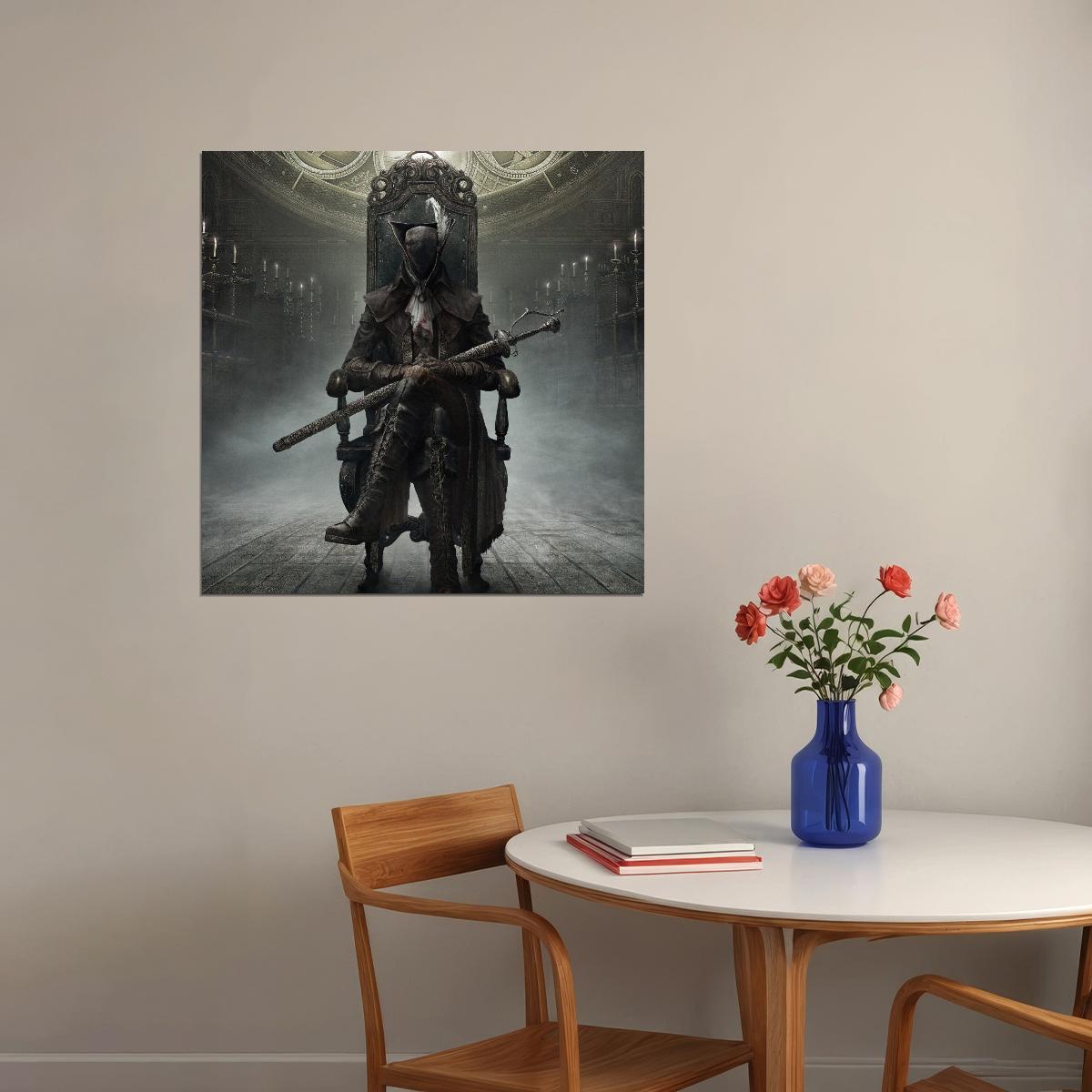 Bloodborne Video Game Poster Action Rpg Wall Art Gothic Horror Gaming Print - xonomax