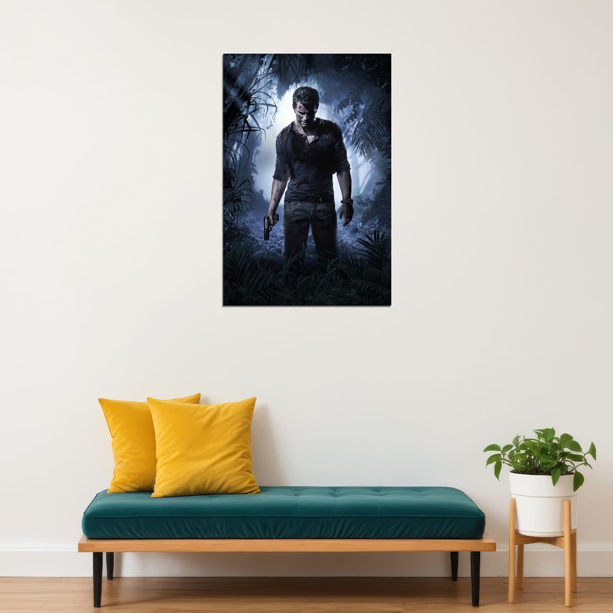 Uncharted Video Game Poster Epic Adventure Art - xonomax