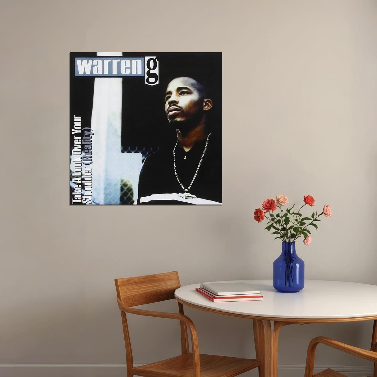 Warren G Take A Look Over Your Shoulder Album Cover Art Rapper Music Poster - xonomax