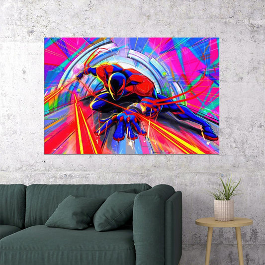 Spider-man 2099 Comic Book Poster Futuristic Hero Print - xonomax