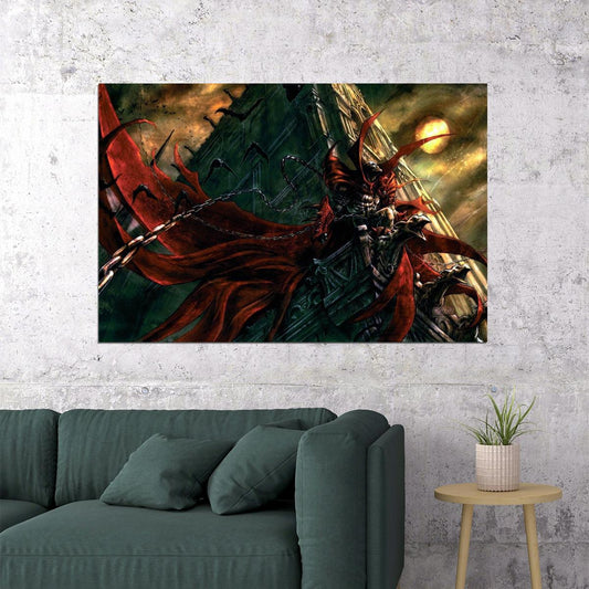 Spawn Comic Book Poster Iconic Antihero Print - xonomax