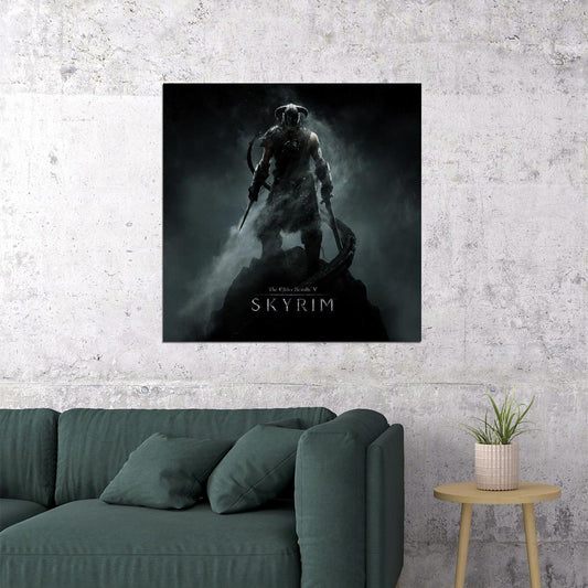 The Elder Scrolls Video Game Poster Iconic Fantasy Adventure Art Print - xonomax
