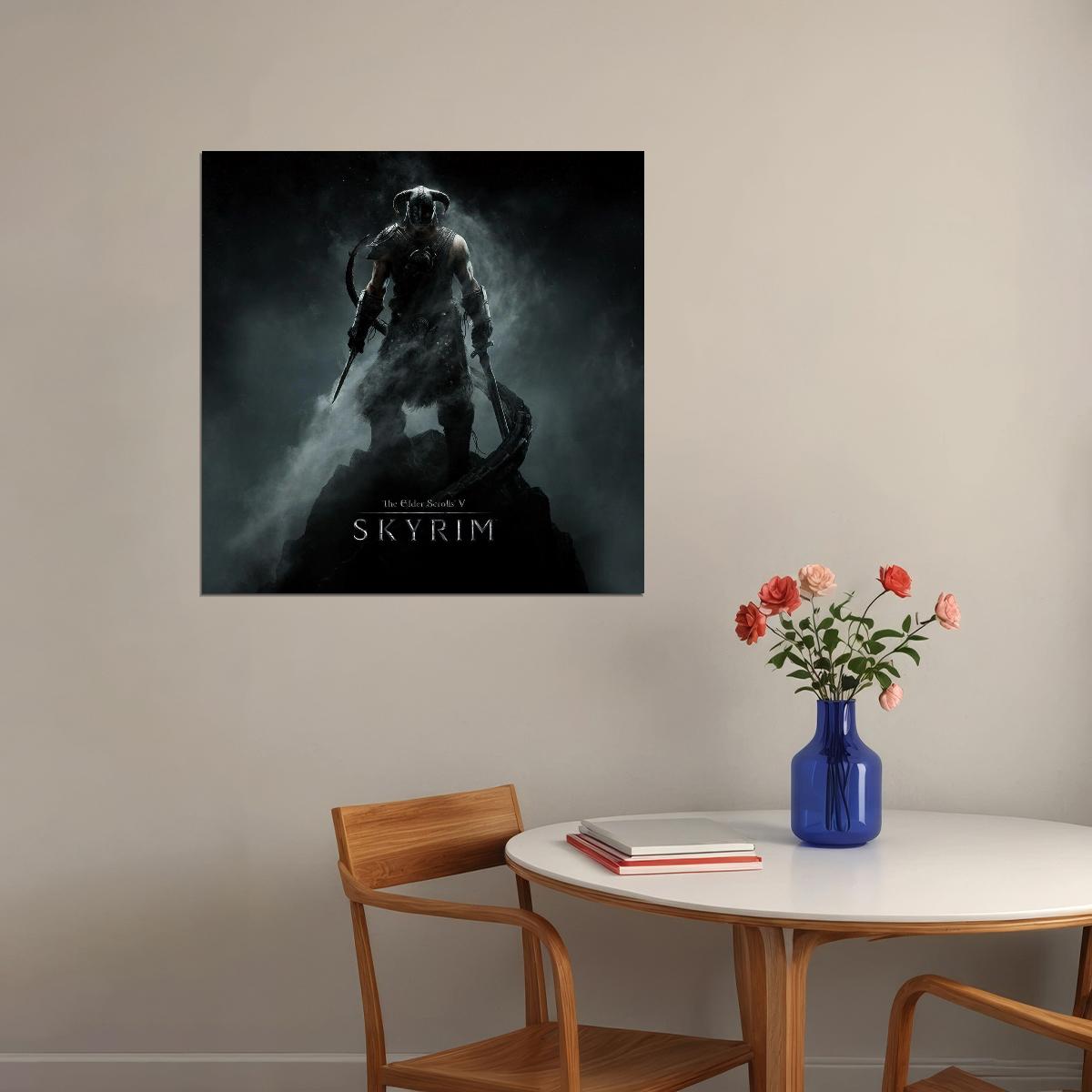 The Elder Scrolls Video Game Poster Iconic Fantasy Adventure Art Print