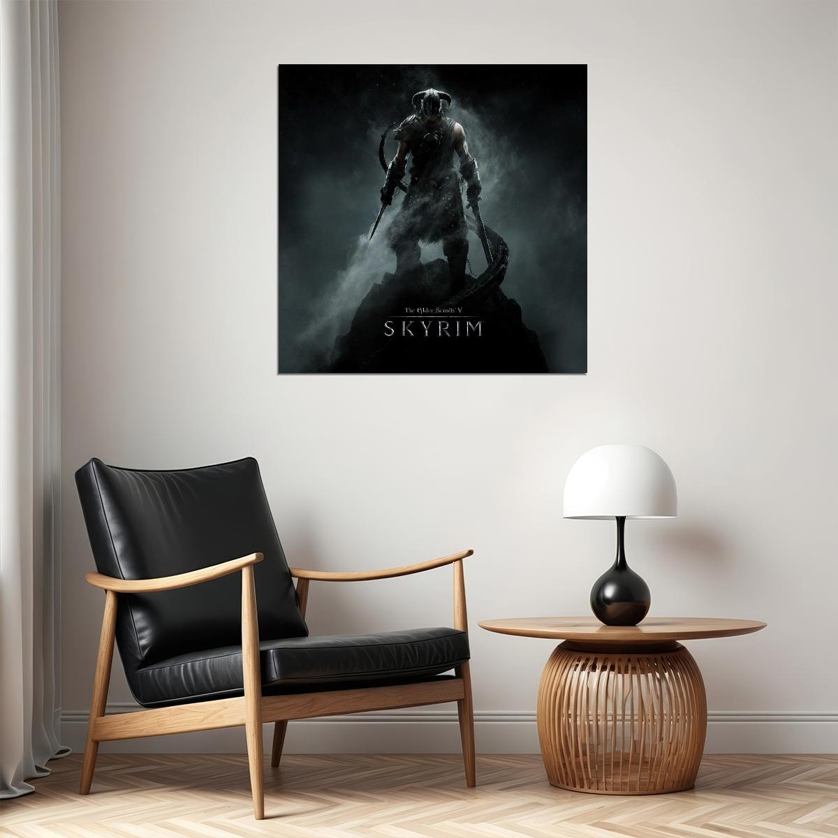 The Elder Scrolls Video Game Poster Iconic Fantasy Adventure Art Print