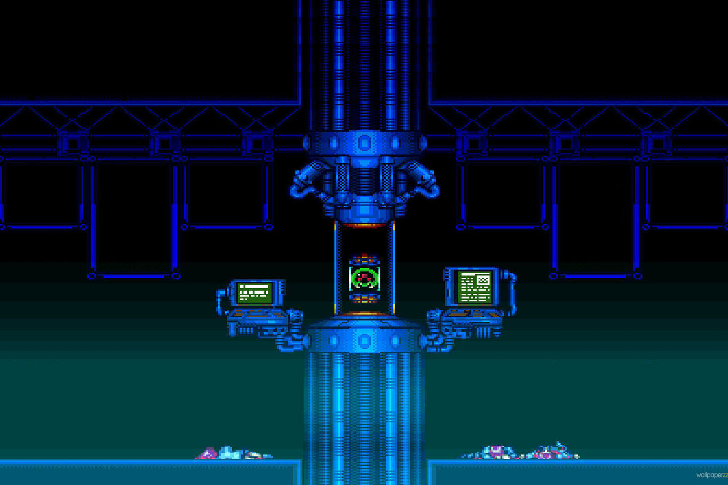 Super Metroid Nintendo Video Game Poster Iconic Retro Sci-fi Wall Art - xonomax