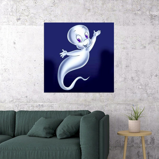 Casper Movie Poster Family Film Wall Art Friendly Ghost Kids Print - xonomax