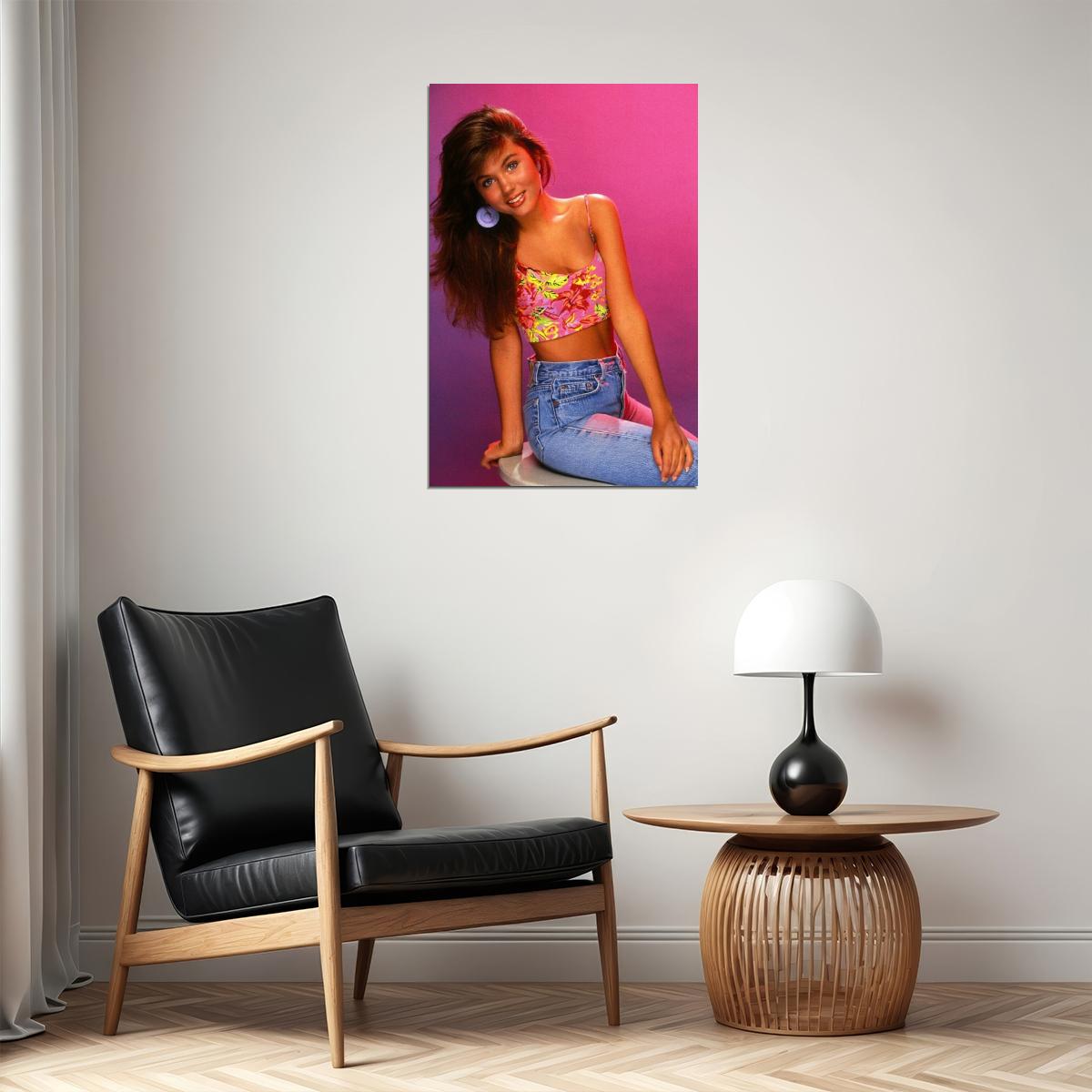Saved By The Bell's Kelly Kapowski Retro 1990s Movie Poster Classic Tv Nostalgia Wall Art - xonomax