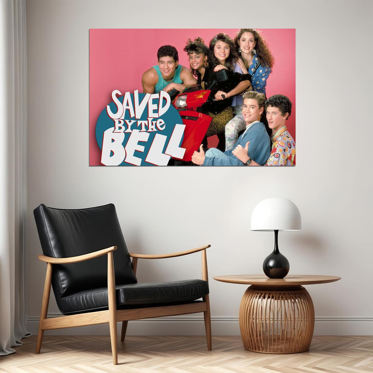 Saved By The Bell Retro 1990s Movie Poster Classic Tv Nostalgia Wall Art - xonomax