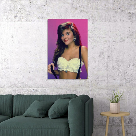 Saved By The Bell's Kelly Kapowski Retro 1990s Movie Poster Classic Tv Nostalgia Wall Art - xonomax