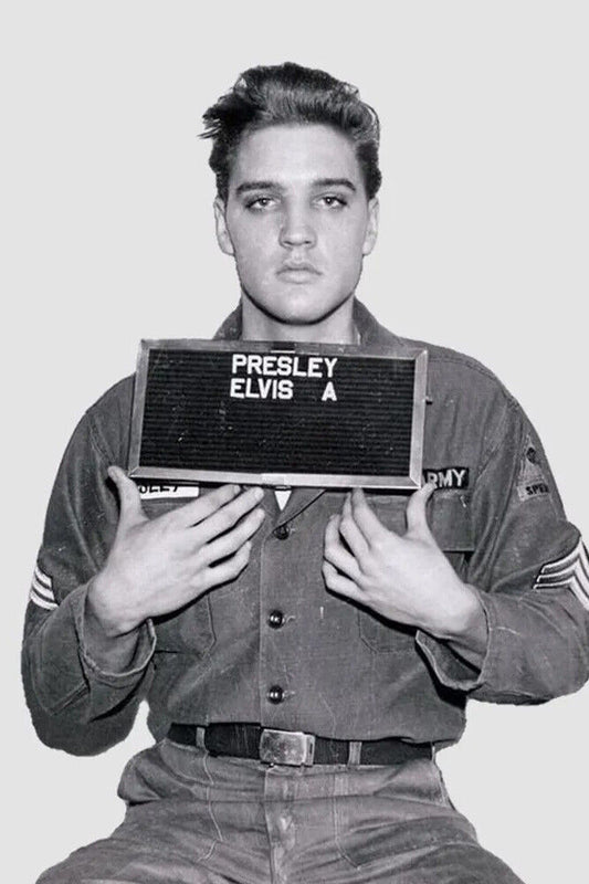 Elvis Presley Poster Rock And Roll Legend Wall Art Music Icon Print - xonomax