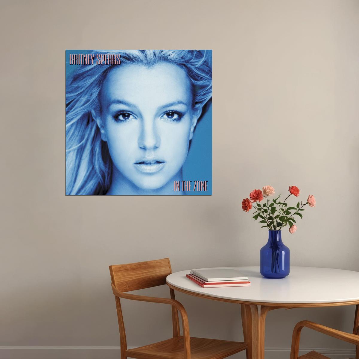 Britney Spears Album Cover Art Pop 90s 00s Music Poster Celebrity Music Print - xonomax