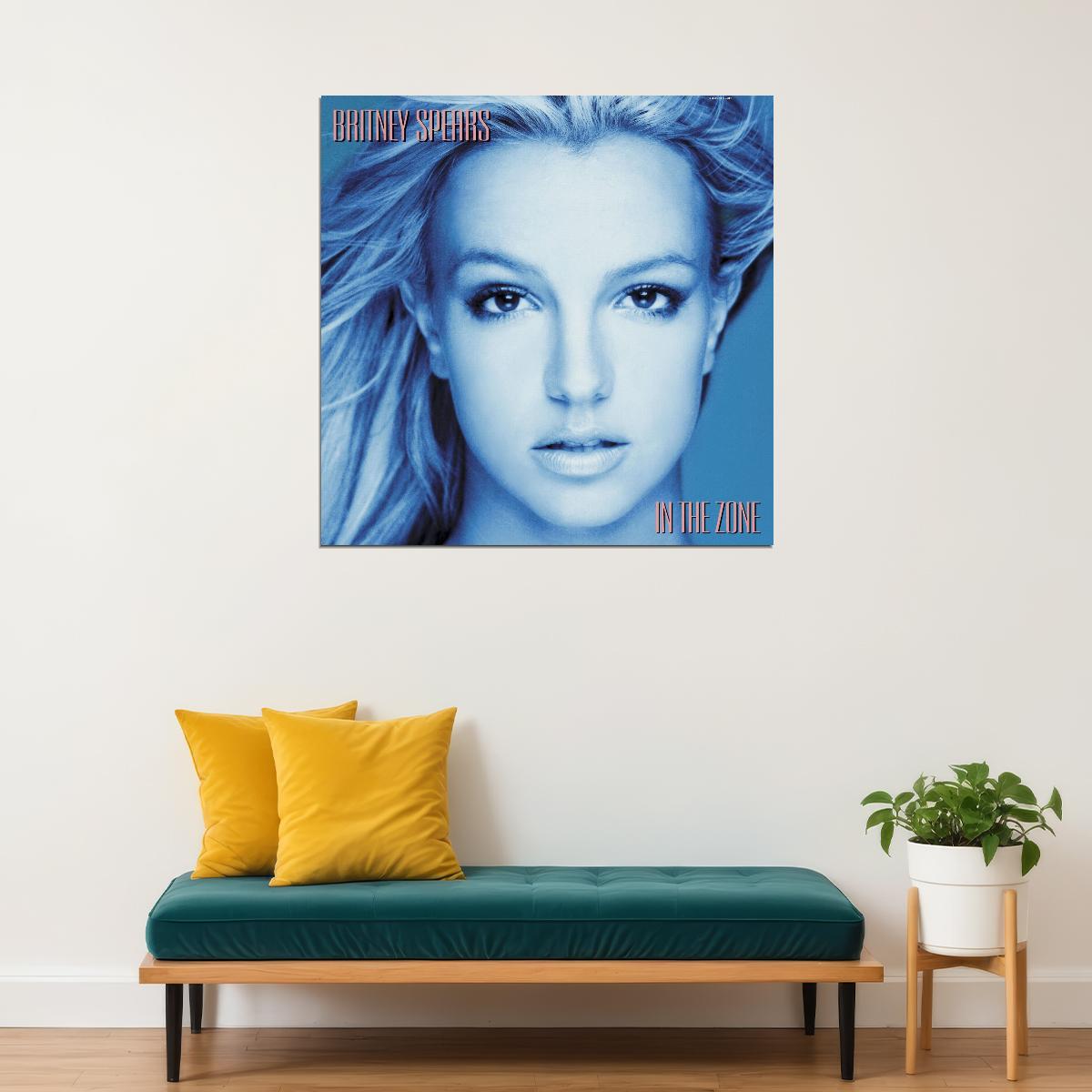 Britney Spears Album Cover Art Pop 90s 00s Music Poster Celebrity Music Print - xonomax