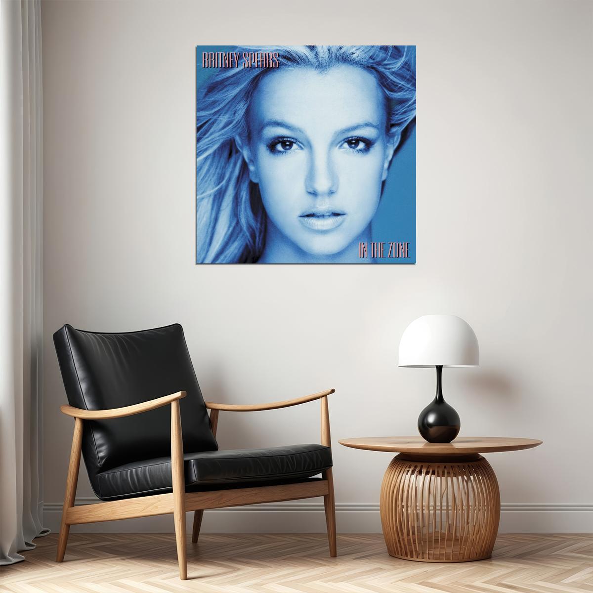 Britney Spears Album Cover Art Pop 90s 00s Music Poster Celebrity Music Print - xonomax