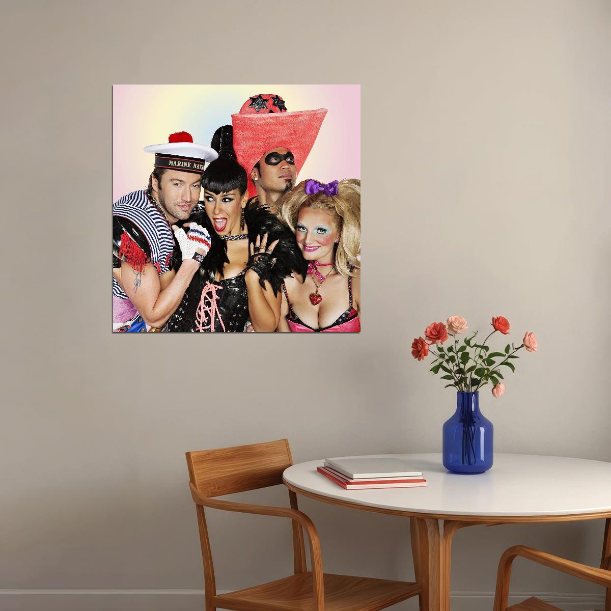 Vengaboys Music Group Poster Iconic 90s Eurodance Band Retro Pop Culture Print - xonomax