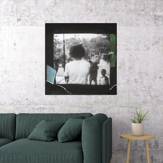 J. Cole Rap Music Poster Hip-hop Artist Wall Art Inspirational Print - xonomax