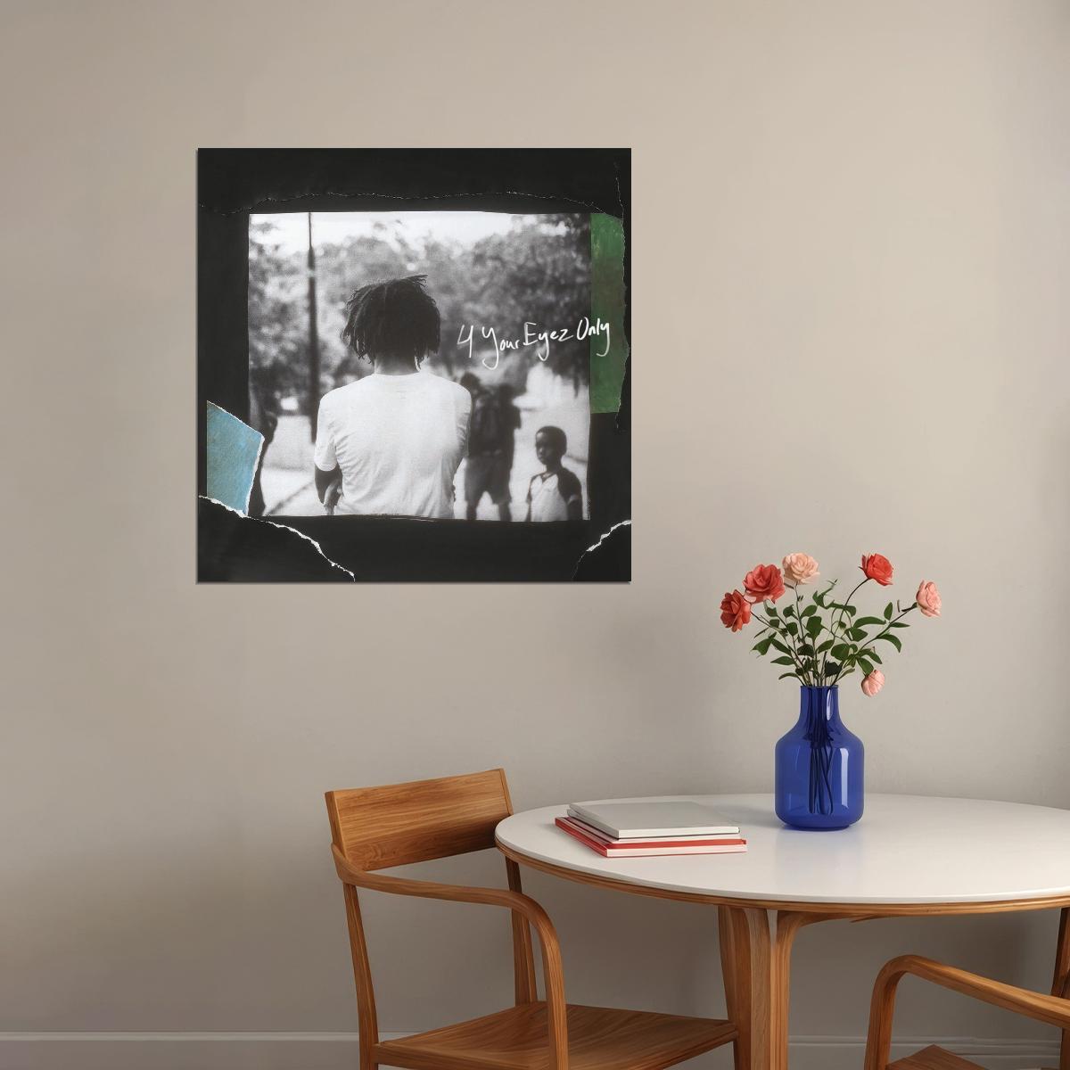 J. Cole Rap Music Poster Hip-hop Artist Wall Art Inspirational Print - xonomax