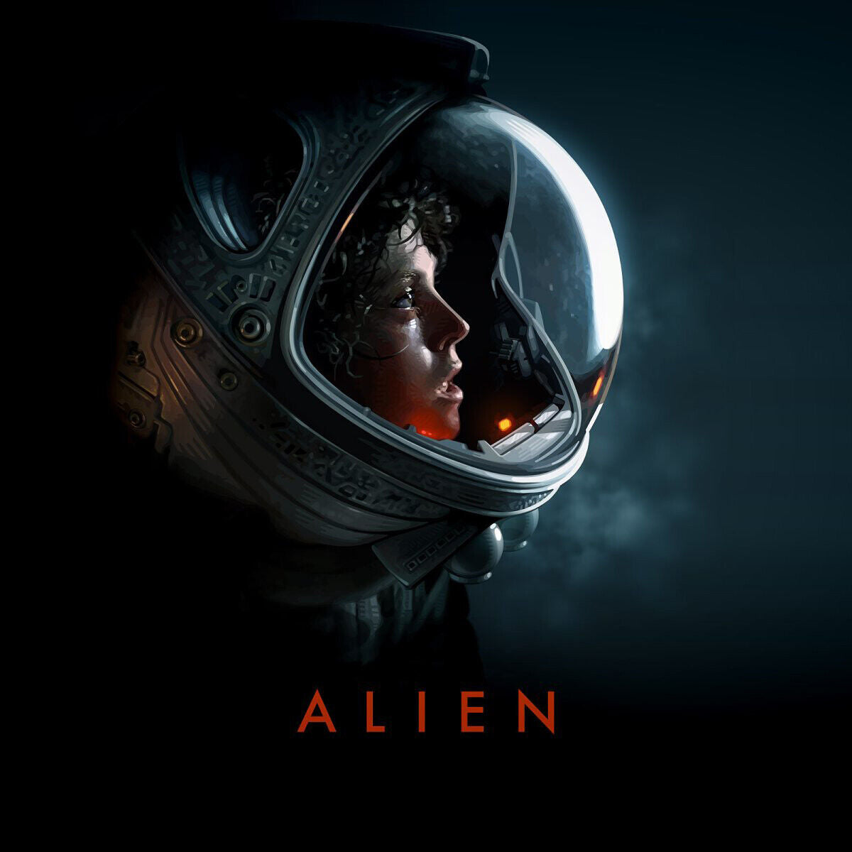 Alien Ellen Ripley Poster Sci-fi Movie Wall Art Heroine Classic Film Print