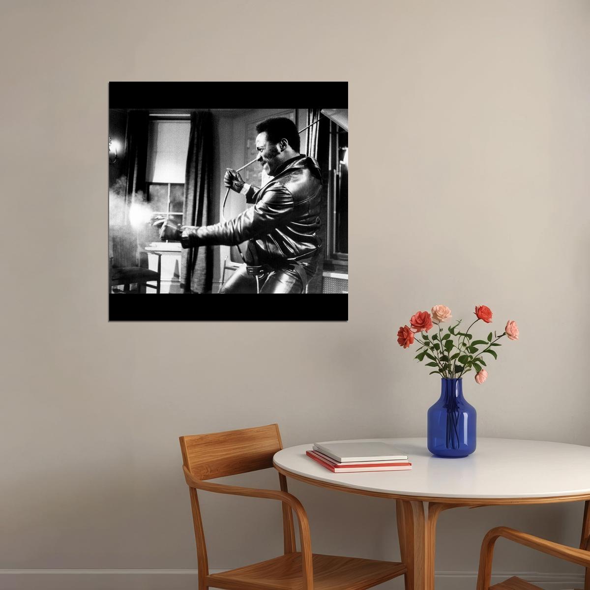 Shaft 1971 Movie Poster Classic Action Film Retro Detective Wall Print - xonomax