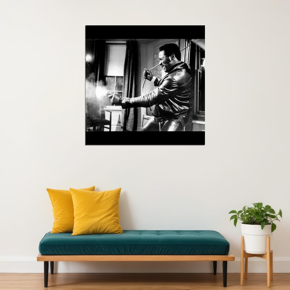 Shaft 1971 Movie Poster Classic Action Film Retro Detective Wall Print - xonomax