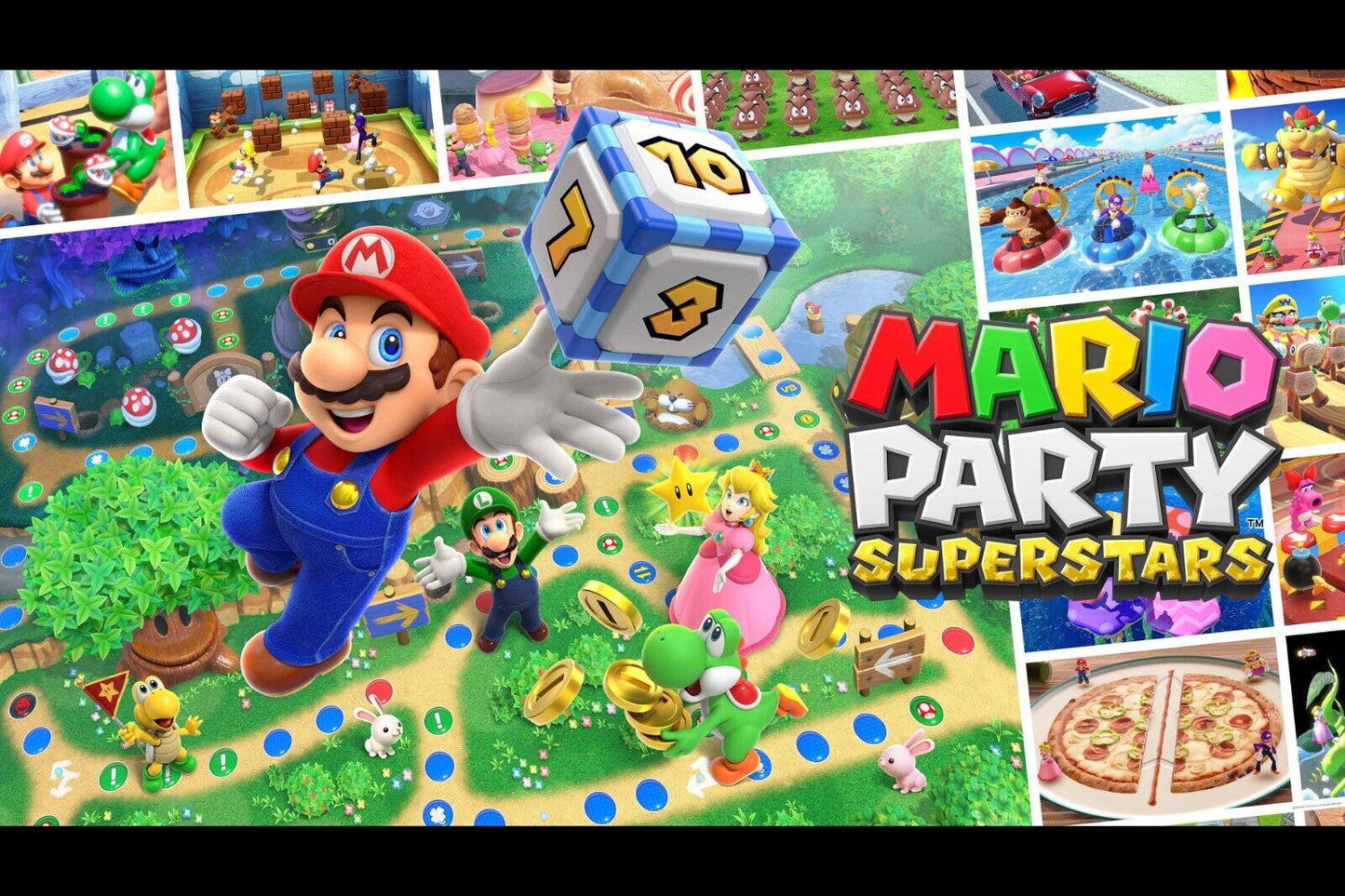 Mario Party Video Game Poster Nintendo Gamer Wall Art - xonomax