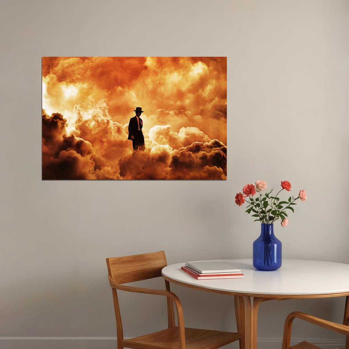 Oppenheimer 2023 Oskar Movie Poster Historical Drama Film Wall Art - xonomax