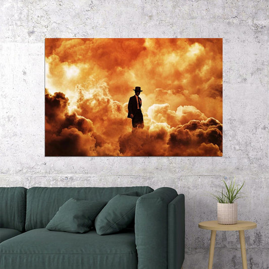 Oppenheimer 2023 Oskar Movie Poster Historical Drama Film Wall Art - xonomax