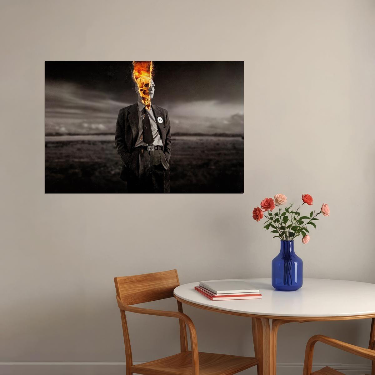 Oppenheimer 2023 Oskar Movie Poster Historical Drama Film Wall Art - xonomax