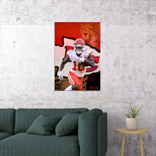 Tyreek Hill Nfl Football Poster Iconic Speedster Star Art Inspirational Sports Print - xonomax